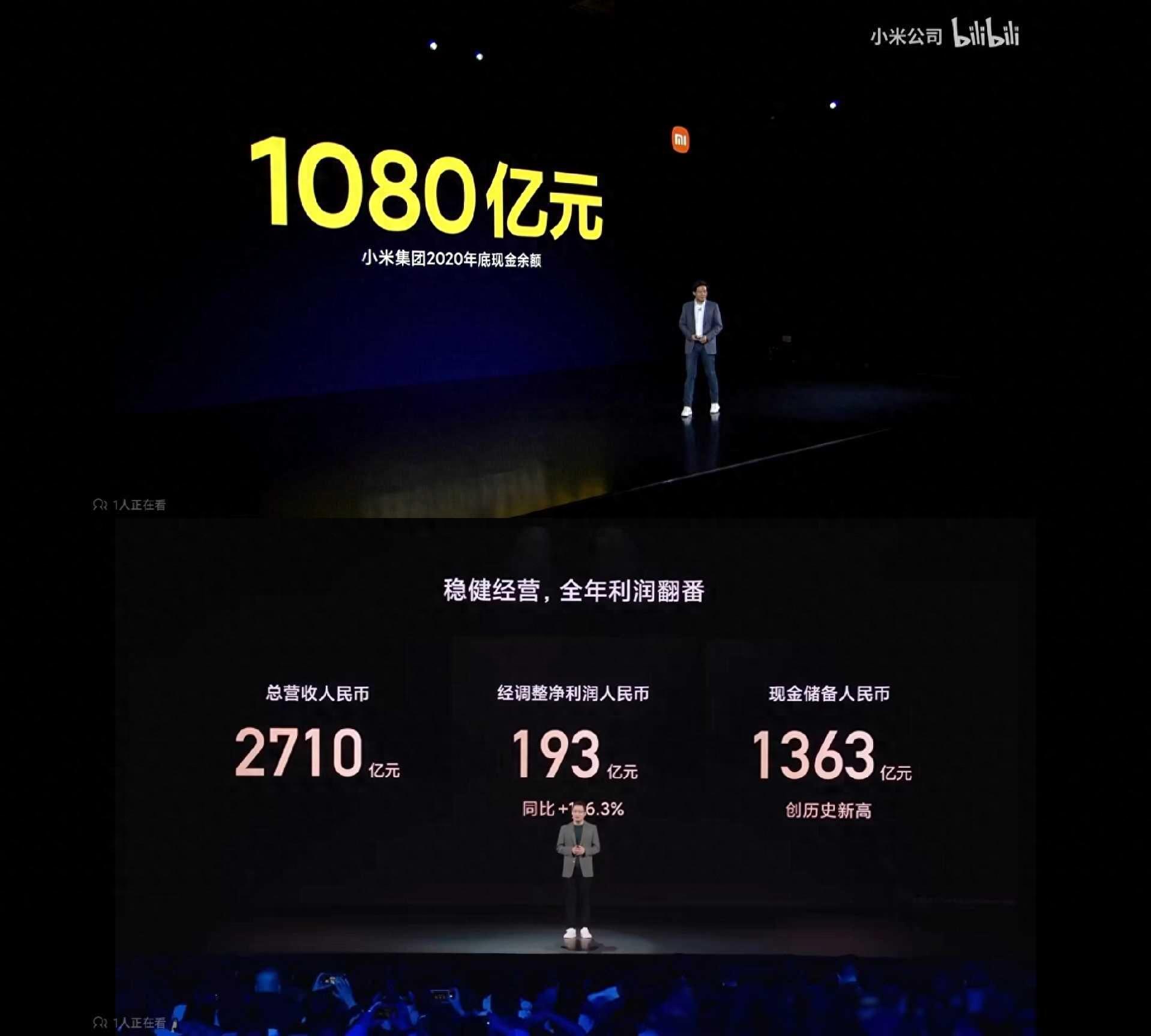 小米是什么水平?網傳小米快倒閉了。答:2020年現金儲備10